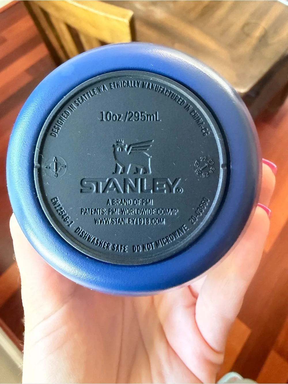 Stanley Blue 10 oz Travel Tumbler with Lid